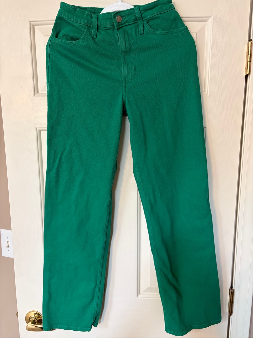 Hollister Emerald Green High Rise Dad Jeans
